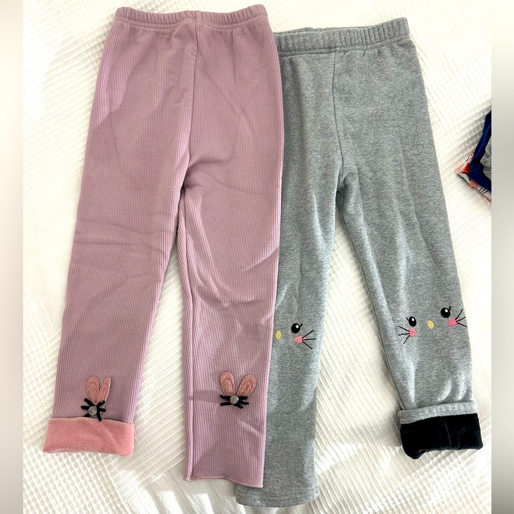 Girls leggings, fleeced , winter leggings